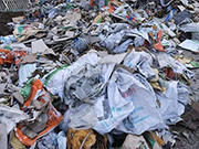 二裝垃圾物料圖 裝修垃圾分選生產(chǎn)線(xiàn)