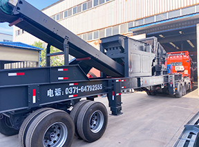 建筑垃圾移動(dòng)破碎機(jī)發(fā)貨 將在海南建筑垃圾再生利用項(xiàng)目大顯神威