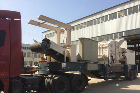 建筑垃圾移動(dòng)破碎站發(fā)往陜西西安