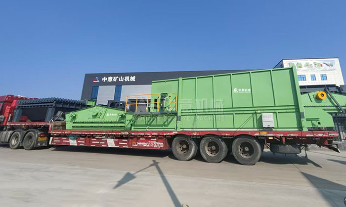 中意機(jī)械再創(chuàng)佳績，一批裝修垃圾處理設(shè)備順利發(fā)貨！