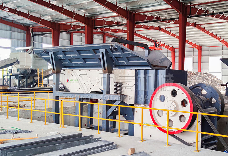 振動(dòng)給料機(jī)+顎式破碎機(jī) 振動(dòng)給料機(jī)+顎式破碎機(jī)