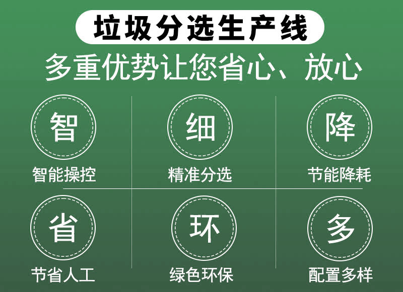 垃圾分選生產(chǎn)線優(yōu)勢(shì)