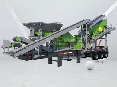 移動鄂破+圓錐破破碎篩分一體機