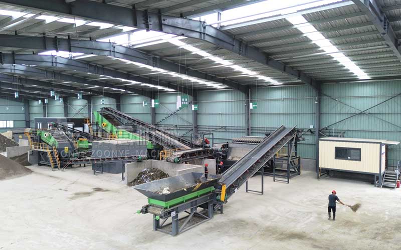 建筑裝修垃圾處理生產(chǎn)線